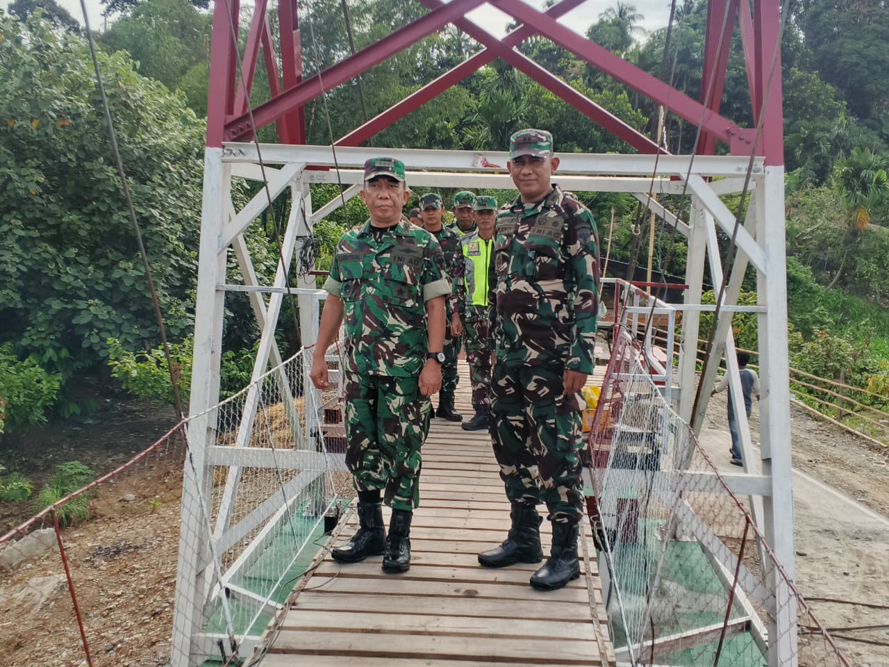 Pastikan Proyek Berkualitas, Dandim 0108/Agara Dampingi Pemeriksaan Infrastruktur di Agara