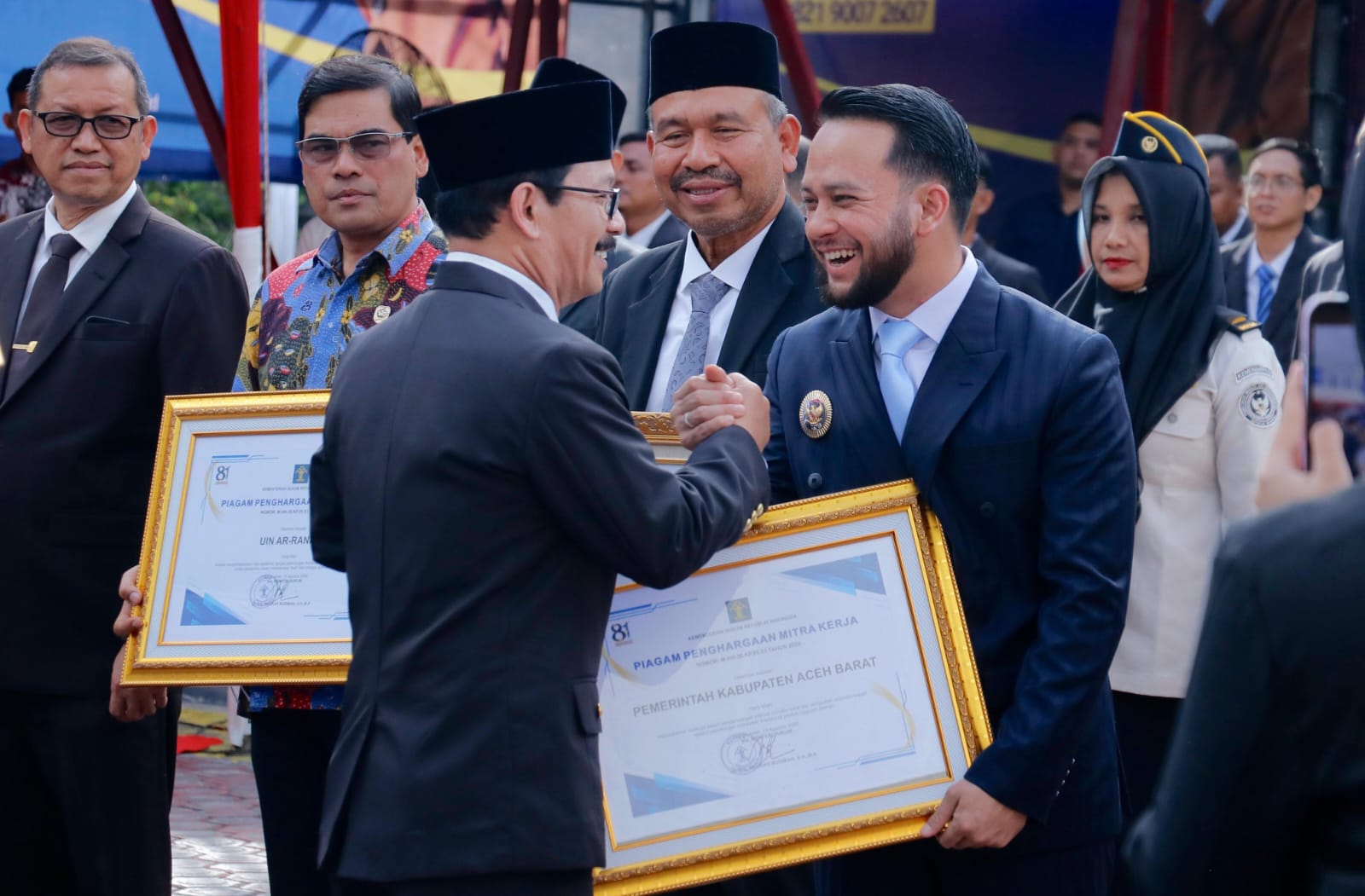 Pemkab Aceh Barat Raih Penghargaan Kemenkum Aceh atas Perlindungan Kekayaan Intelektual