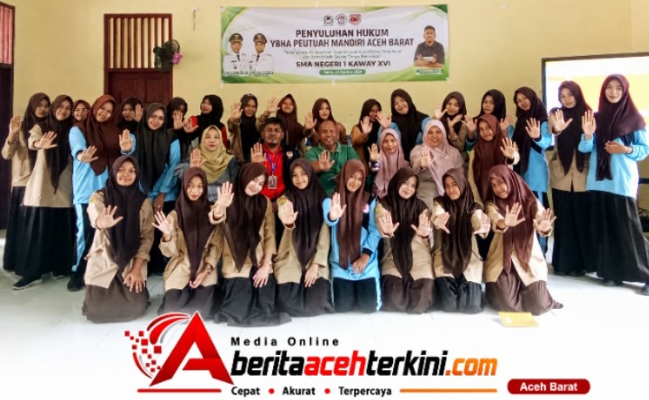Stop Bullying, YBHA Peutuah Mandiri Aceh Barat Gelar Penyuluhan Hukum di Dua SMA