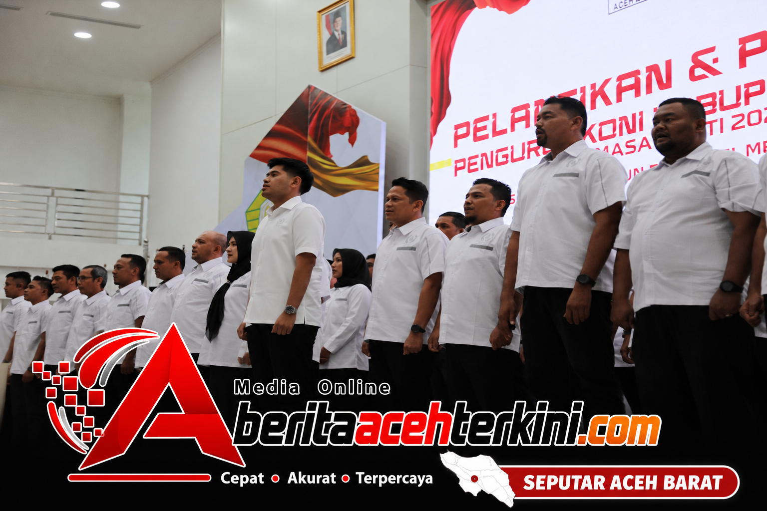 Teuku Adian Makmur Resmi Nahkodai KONI Aceh Barat, Pembinaan Atlet Jadi Prioritas