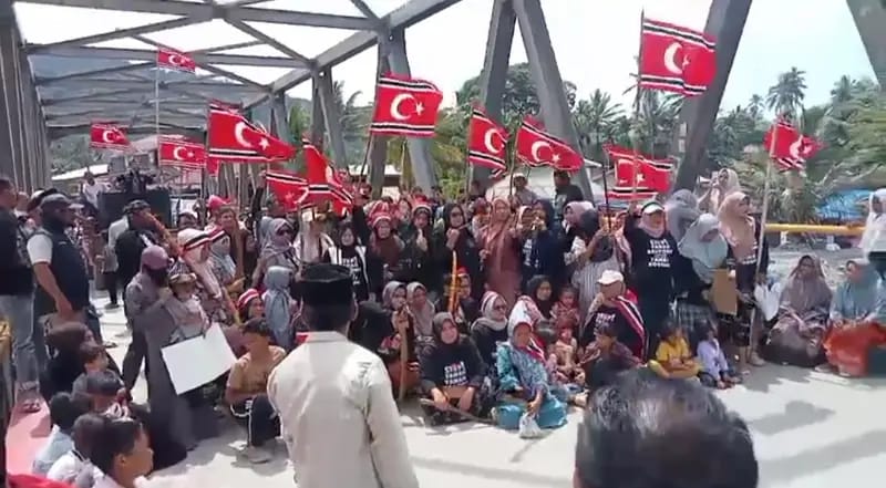 Ratusan Warga Beutong Ateuh Turun ke Jalan, Tolak Seluruh Aktivitas Tambang
