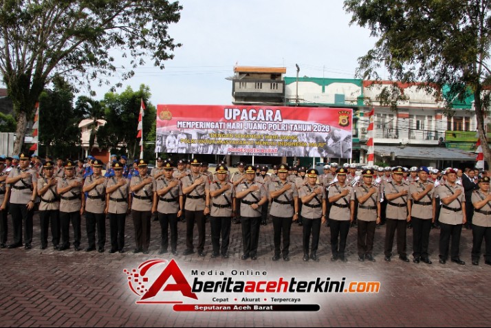 Hari Juang Polri 2026, Kapolres Aceh Barat Ajak Personel Teladani Semangat Perjuangan Pendahulu