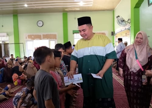 Naik dari 1000 ke 1150 Orang, Denny Febrian Roza Salurkan Santunan Yatim Jelang Idul Fitri