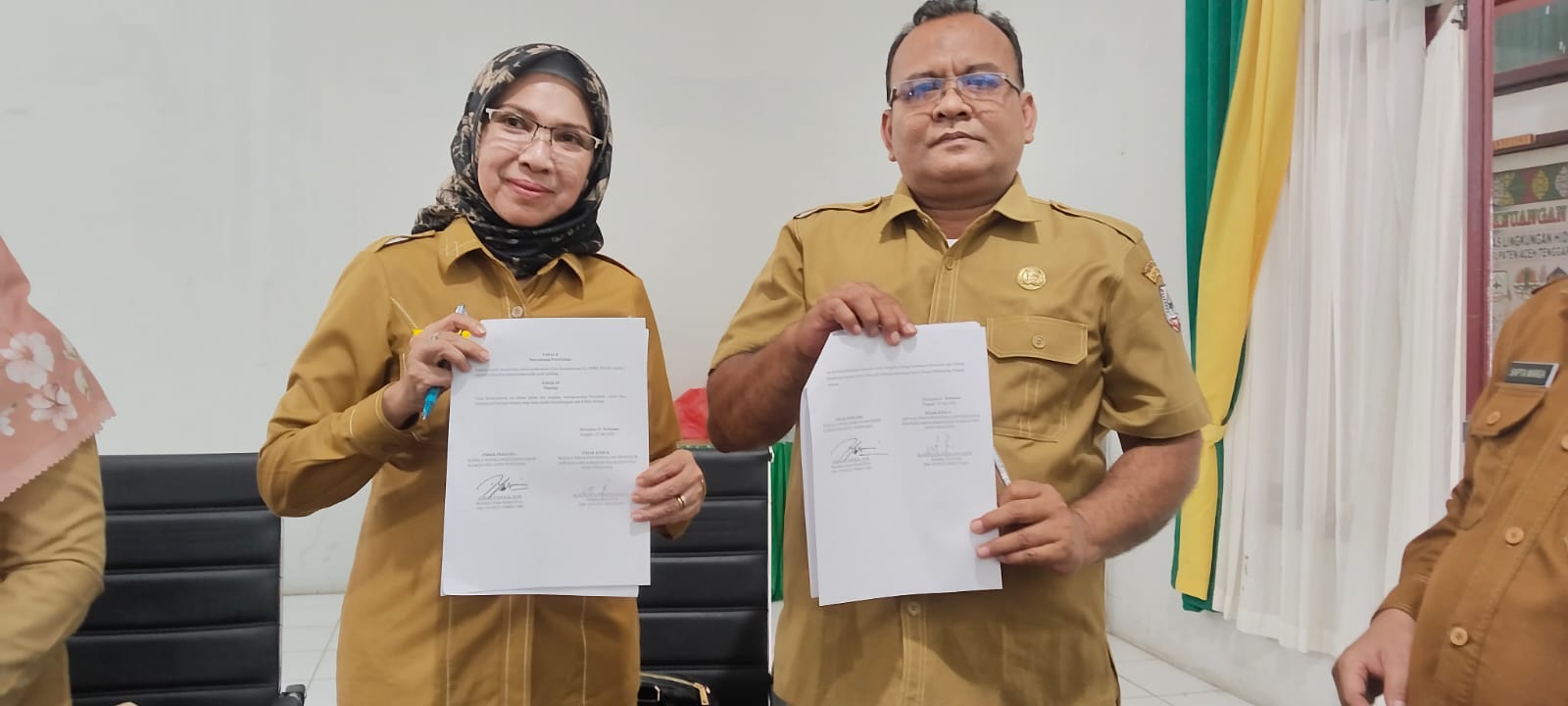 DLH dan DPPKB Agara Teken Kerja Sama Gencarkan Edukasi Sampah