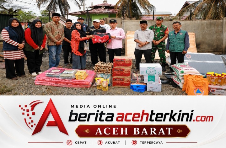 Bupati Tarmizi Salurkan Bantuan untuk Korban Kebakaran Ruko di Meureubo