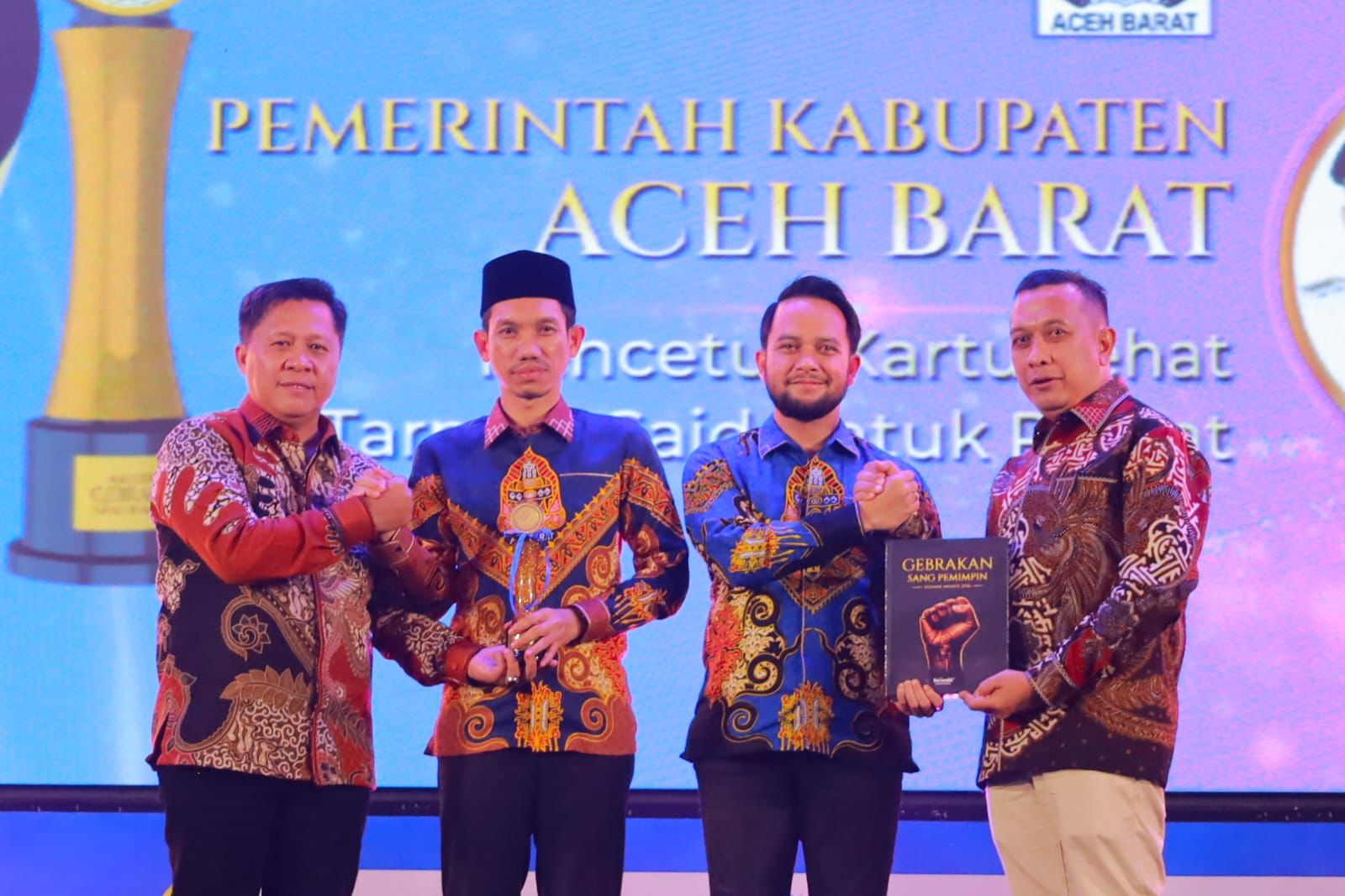 Bantu Masyarakat Melalui KABS, Pemkab Aceh Barat Raih Penghargaan