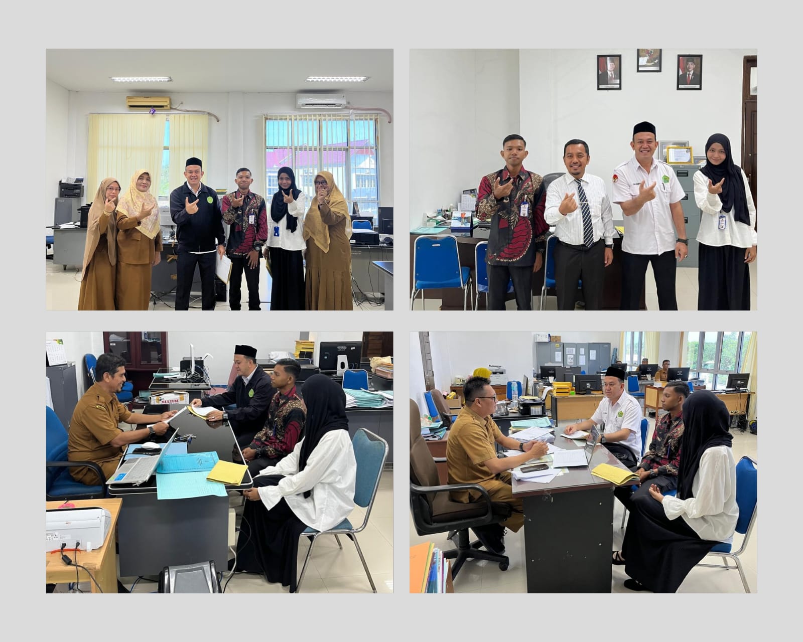 Asah Kompetensi di Pemerintahan, 2 Mahasiswa Syariah UIN Lhokseumawe OJT di BKAD Aceh Utara